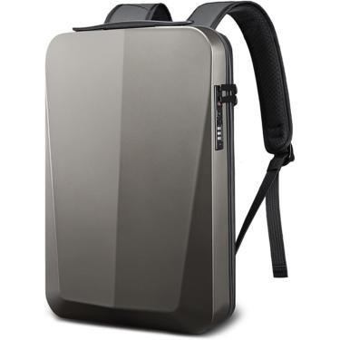 Imagem de Mochilas Shell Design Anti-ladrão Bloqueio Homens Mochila À Prova D' Água Ih Laptop Bolsa Mochila De Viagem Carregamento Mochila Escolar, Gold, 45 x 30 x 8 cm