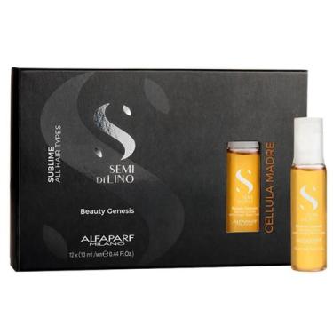 Imagem de Ampola Alfaparf Semi Di Lino Célula Madre Beauty Genesis Elixir Renova