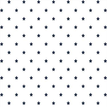 Imagem de Kit 9 Rolos Papel De Parede Adesivo Poá Estrela Azul 3,0M