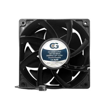Imagem de Coolerguys Ventilador IP67 à prova d'água 12 vDC (alta velocidade, 120 x 38 mm)