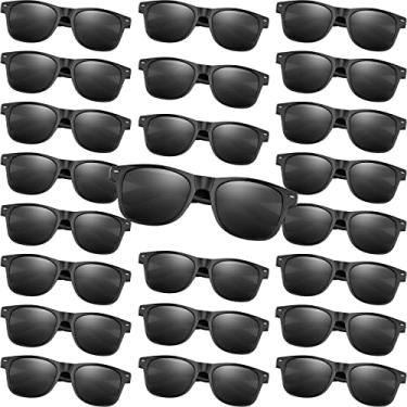 Imagem de MIAHART Pacote com 48 óculos de sol para festa infantil a granel para lembrancinhas de festa de verão, meninos e meninas, enchimento de sacolas de brindes, preto