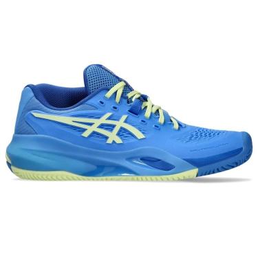 Imagem de Tênis Asics Gel Resolution X Clay Azul e Amarelo Feminino