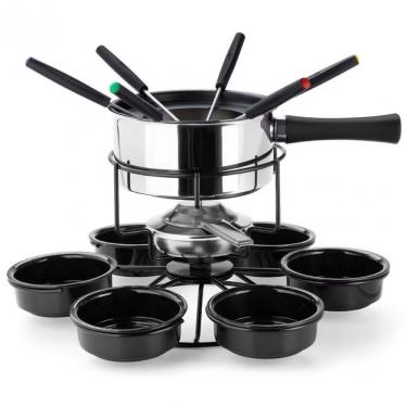 Imagem de Aparelho De Fondue Forma Carroussel Mont Blanc 17 Peças Inox