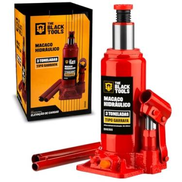 Imagem de Macaco Hidráulico Tipo Garrafa 3 Toneladas 18cm A 35cm Bhg300 The Black Tools