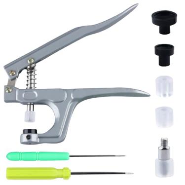 Imagem de LYNDA Alicate De Pressão Para Artesanato E Roupas - Ferramenta Manual Kam Prensa Fixação Plástico Soco T3 T5 T8 Snaps Simplifique Seu Faça Você Mesmo!