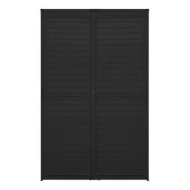 Imagem de Porta Palheta Dupla 2.10x1.50 C/fechadura Linha 25 - Jr esquadrias pre