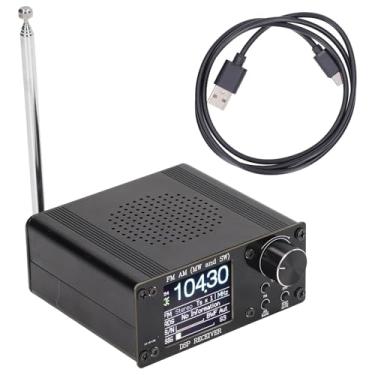 Imagem de QANYEGN Receptores de rádio, receptores de FM AM, receptores de ons curtas portáteis de 150 mil a 108MHz com cabo USB para acesso ampla variede de estações