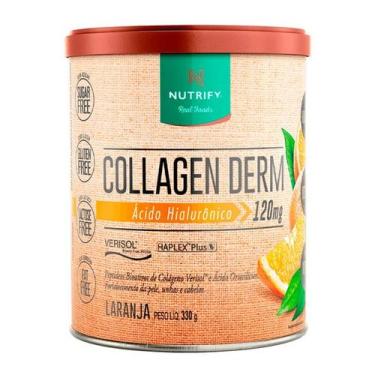 Imagem de Colageno Derm Ácido Hialurônico 330g - Laranja - Nutrify