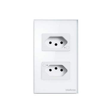 Imagem de Tomada Dupla 10A Inteligente Wi-Fi Ets 1002 Branco 4850064