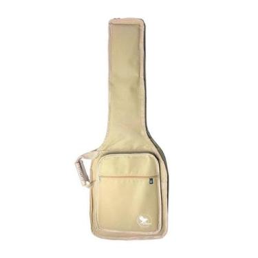 Imagem de Capa Guitarra Extra Bolso Cargo - Nylon 600 Bege - Bkr1
