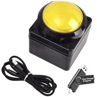 Imagem de Teclado macro USB programável, botão de decisão de política principal, configuração programável com uma mão e teclado de controle de interruptor de jogo, disco flash U com programa personalizado