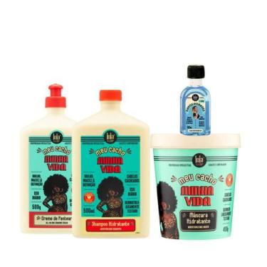 Imagem de Kit Lola Meu Cacho Minha Vida Sh 500ml + Masc 450ml + Cpp 500ml + Dano