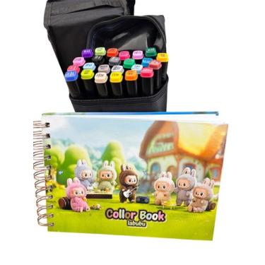 Imagem de Livro para Colorir Labubu com Espiral 46fls - Sem marca