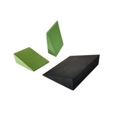 Imagem de oshhni Blocos de cunha para agachamento com 3 peças, pranchas inclinadas para os pés, exercícios de ioga, pranchas de alongamento para panturrilhas,