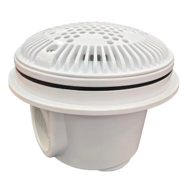 Imagem de XINGBAO Dreno principal de piscina de 5 cm, saída de sucção dupla para piscinas de vinil/fibra de vidro, branco