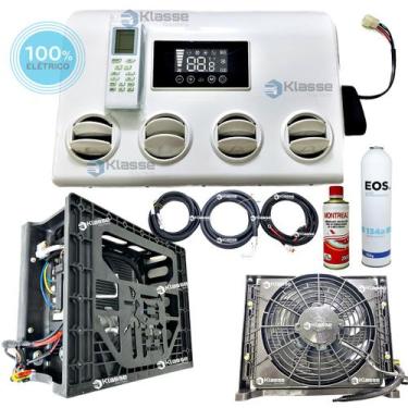 Imagem de Kit Ar Condicionado Elétrico Caminhões Split Completo 12v - KLASSE AUT