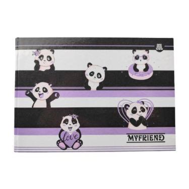 Imagem de Caderno (Caligrafia) Brochura Pequeno 1/4 My Friend Capa Dura 48 Folha