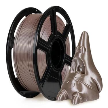 Imagem de Flashforge Filamento PLA 1,75 mm, filamentos de impressora 3D 1 kg Precisão dimensional do carretel +/- 0,02 mm, ecológico, sem fumaça e sem odor (café de seda)