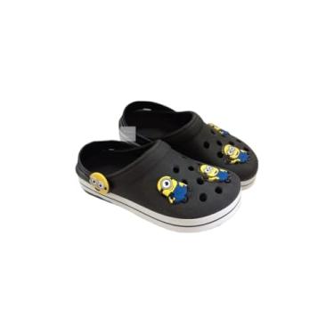 Imagem de Babuche Miniones Diversos Sandália Unissex Juvenil Adulto Leve (Preto/Preto, BR, Adulto, Faixa Numérico, 33, 34)