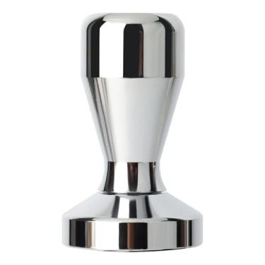 Imagem de QJA Máquina de café expresso de aço inoxidável, profissional com design ergonômico, grau 51 mm, prata