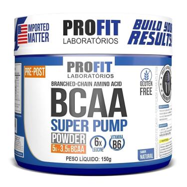 Imagem de Bcaa 6 1 1 Super Pump Em Pó Powder 150g Sabor Natural Aminoácidos Profit-Unissex