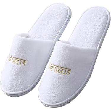 Imagem de Chinelos Descartáveis Ub Para Mulheres, 5 Pares De Chinelos De Spa Quentes Fechados Chinelos Descartáveis Antiderrapantes Para Hotel Para Mulheres Homens, Chinelos, Men S Dark Grey, 5 pairs