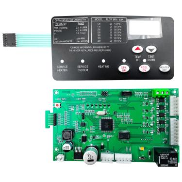 Imagem de Kit de placa de controle 42002-0007S adequado para sistemas elétricos de aquecedor de piscina e SPA Pentair MasterTemp Sta-Rite Max-E-Therm todas as séries NA e LP, com almofada de membrana de