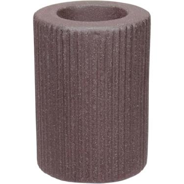 Imagem de CASTIÇAL PORTA VELA HOME&CO CERÂMICA 10X7X7CM MARROM