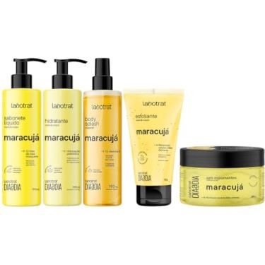 Imagem de Kit Banho Premium Labotrat Maracuja Completo 5 Produtos Corpo E Rosto Cheiro De Fruta Esfoliante