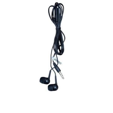 Imagem de Fone De Ouvido Com Fio E Estojo Conector P2 - Preta - Miniso