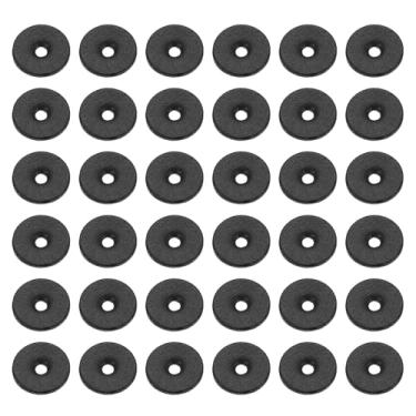 Imagem de PATIKIL Arruelas de couro, 150 peças de alça de couro, almofada espaçadora de 1,5 mm de espessura, redonda para alça de faca, martelo, machadinha, crachá, assento de bicicleta, artesanato, 12 mm