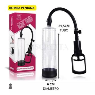 Imagem de Bomba Peniana Manual 21,5x6 - Discretta