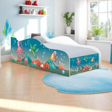 Imagem de Mini Cama Fun Aquário Infantil Com Colchão - CASA H