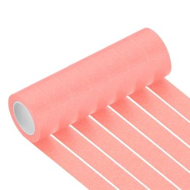 Imagem de PATIKIL Fita adesiva rosa 2,5 cm x 14 m, 7 rolos com código de cores para pintura de parede e organização de laboratório de ciências