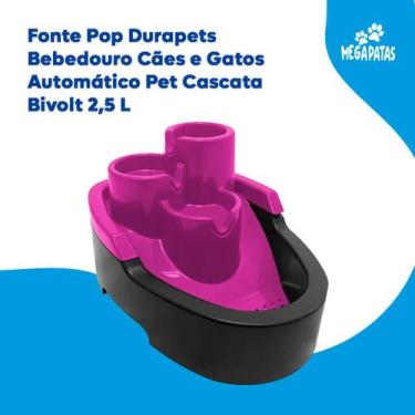 Imagem de Fonte Pop Durapets Bebedouro Cães e Gatos Automático Pet Cascata Bivol