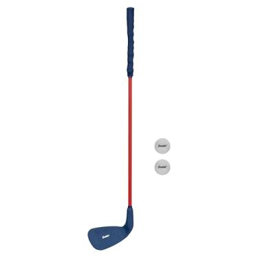 Imagem de Franklin Sports Conjunto de golfe infantil, taco de 71 cm com cabeça de taco grande e 2 bolas de golfe de espuma, aderência ergorômica para posicionamento adequado das mãos, brincadeiras e prática no