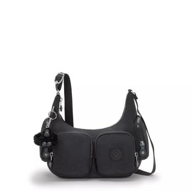 Imagem de Kipling Bolsa tiracolo pequena Rikka, Black Noir, 9.5''L x 6.25''H x 2.5''D