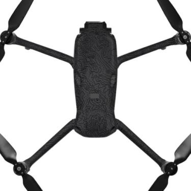 Imagem de AIR3S Película de vinil antiarranhões para câmera para DJI Air 3S Body Acessórios Protetor Casaco (Contorno Preto Brilhante)