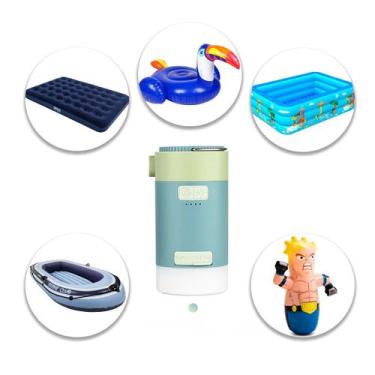 Imagem de Bomba De Ar Elétrica 3 Em 1 Com Lanterna E Power Bank Portátil Bask, V