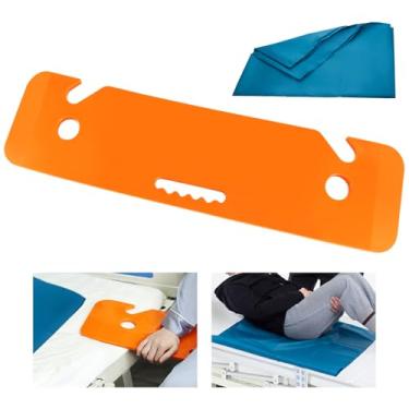 Imagem de LOSCHEN Placa de transferência deslizante com folha deslizante tubular (71 cm x 71 cm), transferência de idosos de cadeira de rodas para cama, vaso sanitário, banheira, carro, dispositivo de
