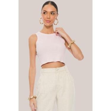 Imagem de BLUSA CROPPED FEMININA DOCE TRAMA REF:105102-Feminino