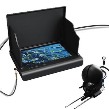 Imagem de Câmera de pesca subaquática ZXBVSU com LCD de 4,3" e 5000mAh