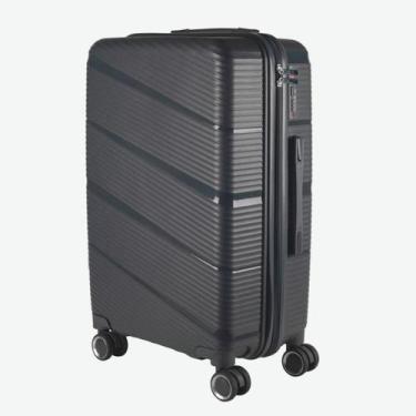 Imagem de Mala Viagem Avião Anac Internacional Despachar Grande 32kg Rodas girat