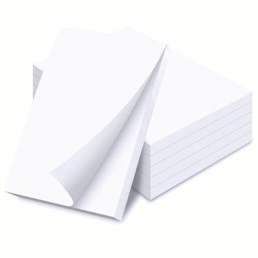 Imagem de Better Office Products Blank Scratch Note Pads, 4" x 6" Pads, Server Notepads, 100 Sheets per Pad, Memo Pads, Gummed Binding for Easy Tear-off (10 Pack)