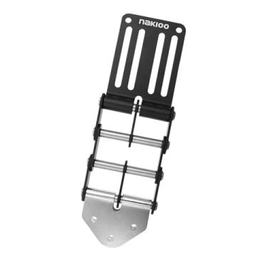 Imagem de Whtkoph Fivela de Cinto de Ferramenta de Liberação Rápida com Clipe de Corrente Ajustável, Haste de aço Inoxidável para Eletricistas, Serviços Pesados ​​e, Preto, Tamanho real