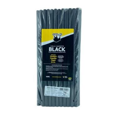 Imagem de Cola Quente Bastão Rendicolla Black 11,2 x 30 cm 1 Kg Grossa
