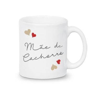 Imagem de Caneca em Cerâmica Mãe de Cachorro Coração 300ml - Regina