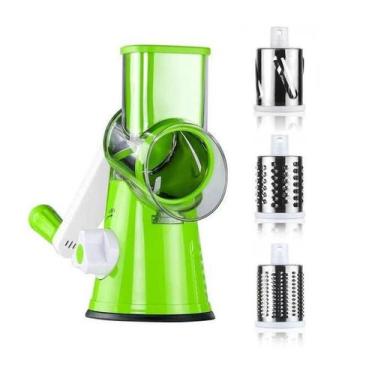 Imagem de Processador Fatiador Ralador Legumes Queijos 3 Em 1 Portátil - MC