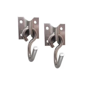 Imagem de Gancho Rede Parafusar Inox Haste 8mm Par- Feltrin