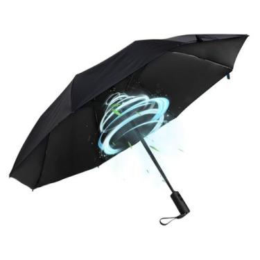 Imagem de Guarda-chuva WOOLALA portátil com ventilador UPF 50+ Sun Rain 41in